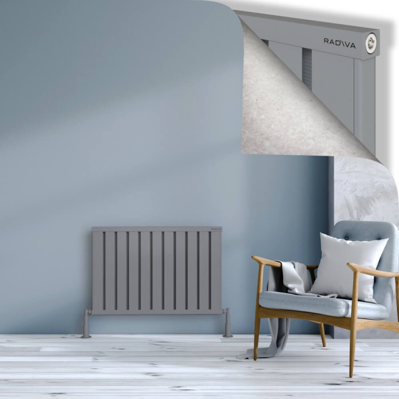 OBI Dekoratif Alüminyum Radyatör 600x884 Gri - 2OBI06000884BLTS