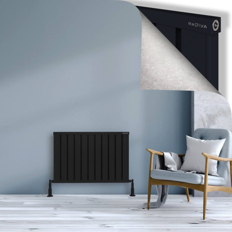 OBI Dekoratif Alüminyum Radyatör 600x884 Siyah - 2OBI06000884B3TS