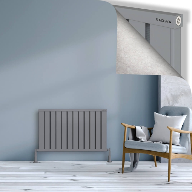 OBI Dekoratif Alüminyum Radyatör 600x964 Gri - 2OBI06000964BLTS