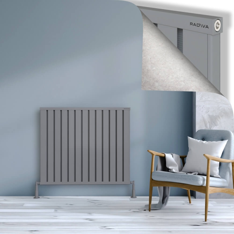 OBI Dekoratif Alüminyum Radyatör 900x1044 Gri - 2OBI09001044BLTS