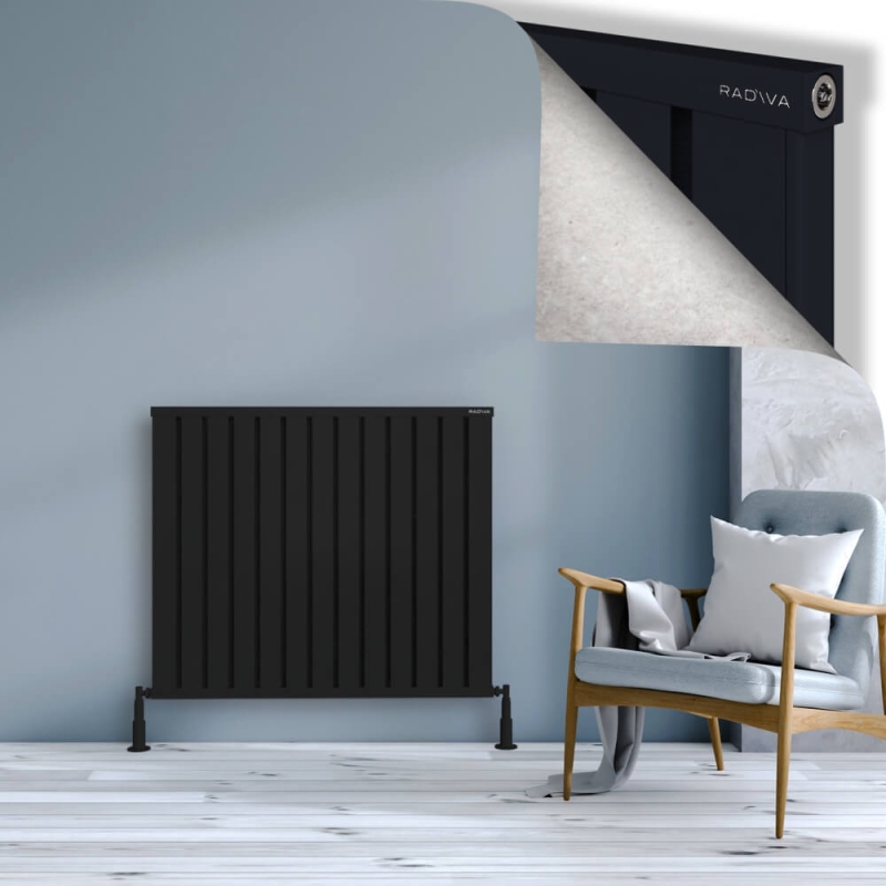 OBI Dekoratif Alüminyum Radyatör 900x1044 Siyah - 2OBI09001044B3TS