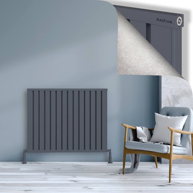 OBI Dekoratif Alüminyum Radyatör 900x1124 Antrasit - 2OBI09001124B2TS