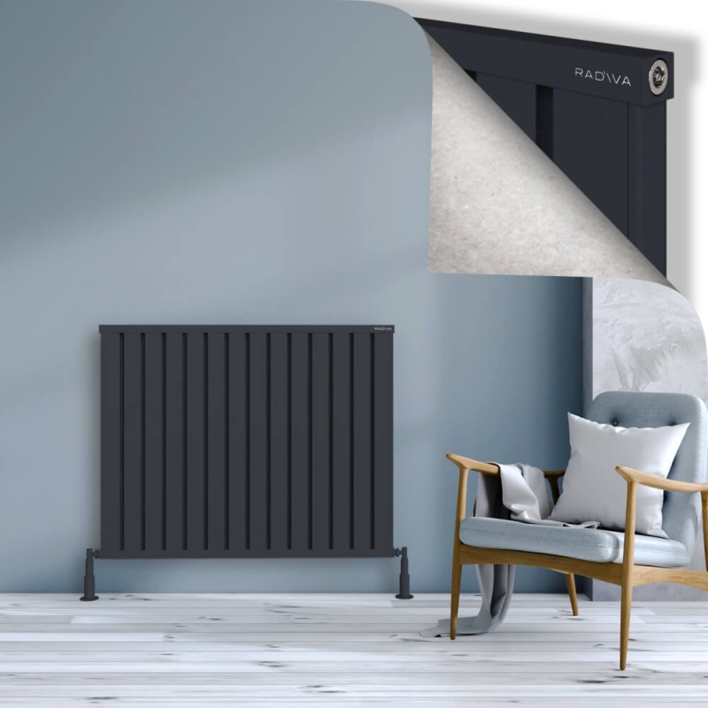 OBI Dekoratif Alüminyum Radyatör 900x1124 Koyu Antrasit - 2OBI09001124B6TS