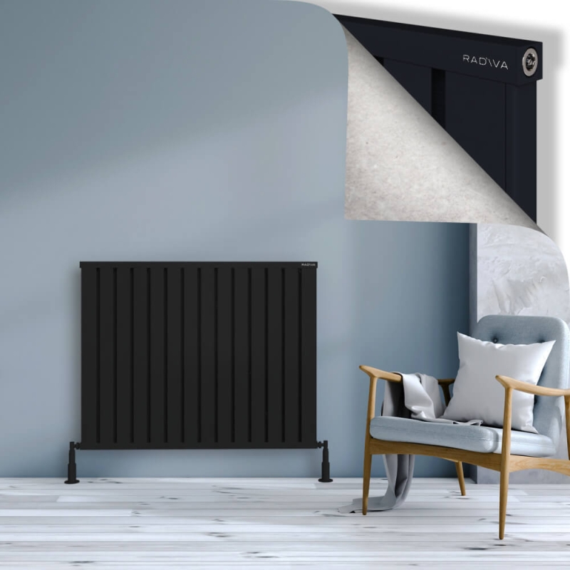 OBI Dekoratif Alüminyum Radyatör 900x1124 Siyah - 2OBI09001124B3TS