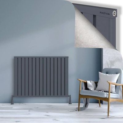 Radiva - OBI Dekoratif Alüminyum Radyatör 900x1204 Antrasit (1)