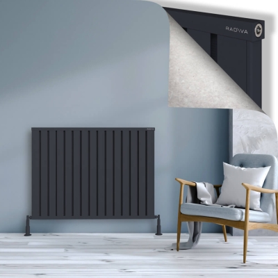 Radiva - OBI Dekoratif Alüminyum Radyatör 900x1204 Koyu Antrasit (1)