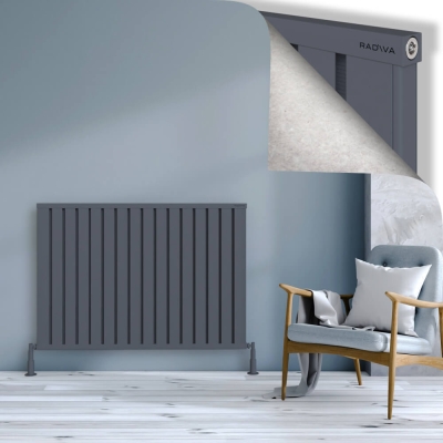 Radiva - OBI Dekoratif Alüminyum Radyatör 900x1284 Antrasit (1)