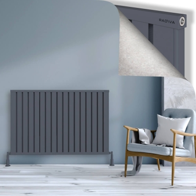 Radiva - OBI Dekoratif Alüminyum Radyatör 900x1364 Antrasit (1)