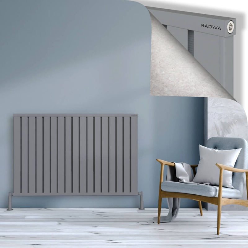 OBI Dekoratif Alüminyum Radyatör 900x1364 Gri - 2OBI09001364BLTS