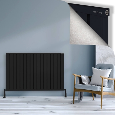 Radiva - OBI Dekoratif Alüminyum Radyatör 900x1364 Siyah (1)