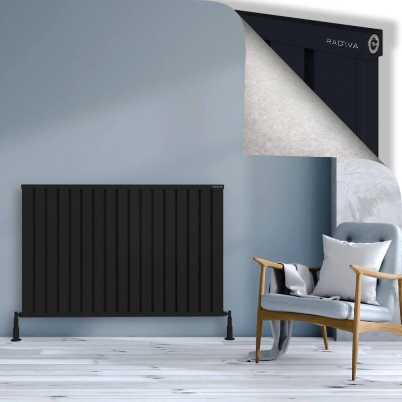 OBI Dekoratif Alüminyum Radyatör 900x1364 Siyah - 2OBI09001364B3TS