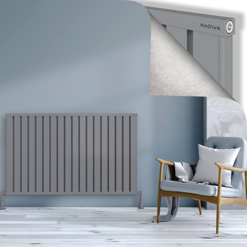 OBI Dekoratif Alüminyum Radyatör 900x1444 Gri - 2OBI09001444BLTS