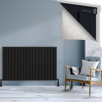 Radiva - OBI Dekoratif Alüminyum Radyatör 900x1444 Siyah