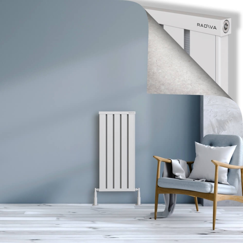 OBI Dekoratif Alüminyum Radyatör 900x404 Beyaz - 2OBI09000404B1TS