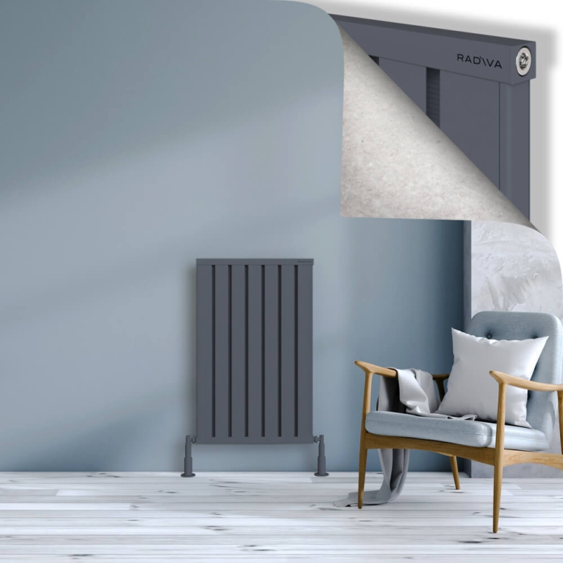 OBI Dekoratif Alüminyum Radyatör 900x564 Antrasit - 2OBI09000564B2TS