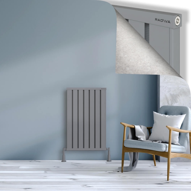 OBI Dekoratif Alüminyum Radyatör 900x564 Gri - 2OBI09000564BLTS