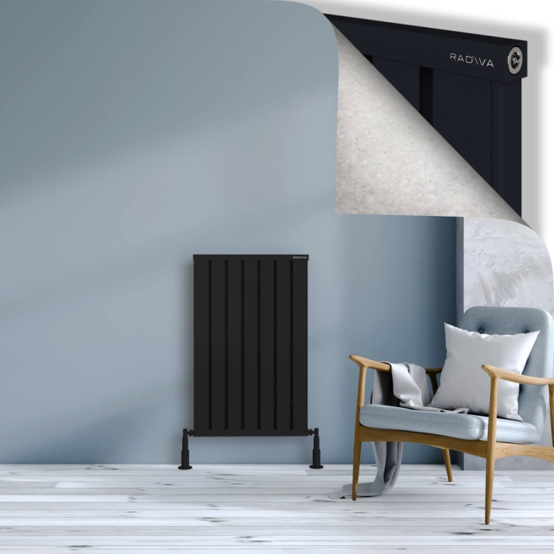 OBI Dekoratif Alüminyum Radyatör 900x564 Siyah - 2OBI09000564B3TS