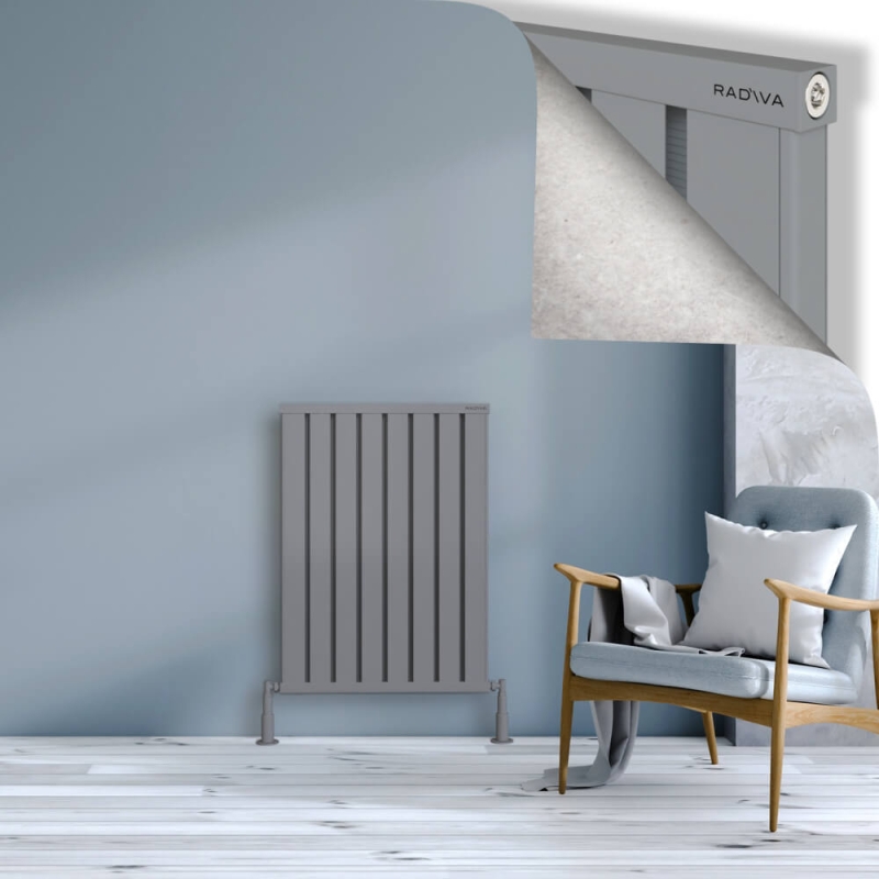 OBI Dekoratif Alüminyum Radyatör 900x644 Gri - 2OBI09000644BLTS