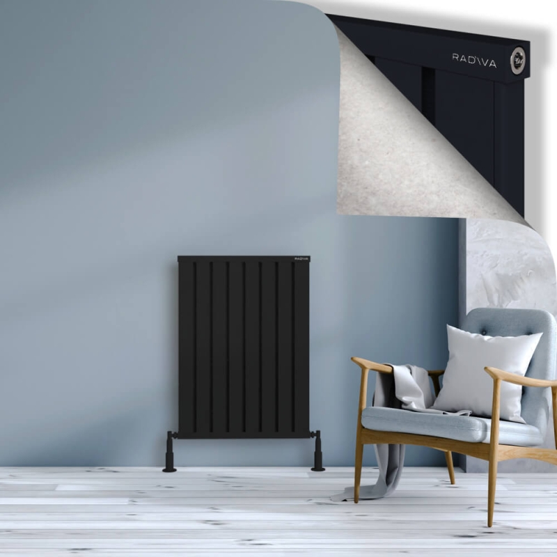 OBI Dekoratif Alüminyum Radyatör 900x644 Siyah - 2OBI09000644B3TS