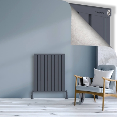 Radiva - OBI Dekoratif Alüminyum Radyatör 900x724 Antrasit
