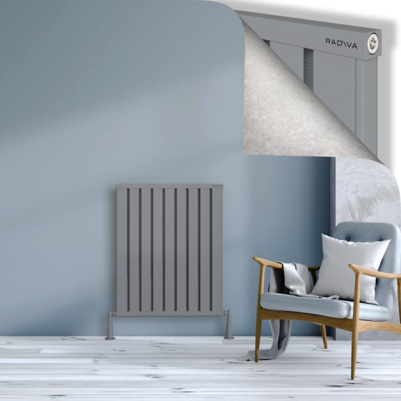 OBI Dekoratif Alüminyum Radyatör 900x724 Gri - 2OBI09000724BLTS