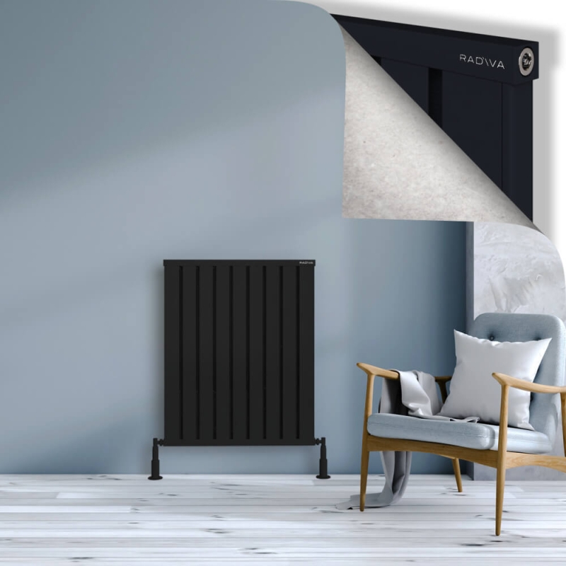 OBI Dekoratif Alüminyum Radyatör 900x724 Siyah - 2OBI09000724B3TS