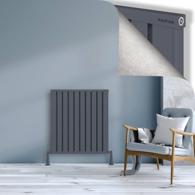 Radiva - OBI Dekoratif Alüminyum Radyatör 900x804 Antrasit (1)