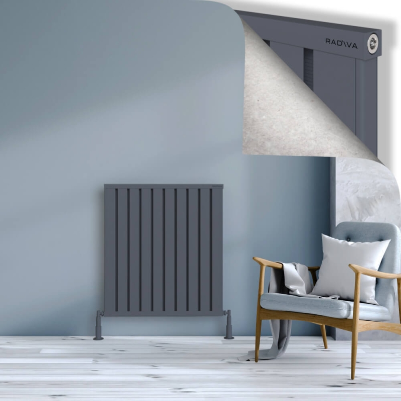 OBI Dekoratif Alüminyum Radyatör 900x804 Antrasit - 2OBI09000804B2TS