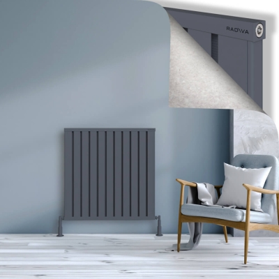 Radiva - OBI Dekoratif Alüminyum Radyatör 900x884 Antrasit (1)