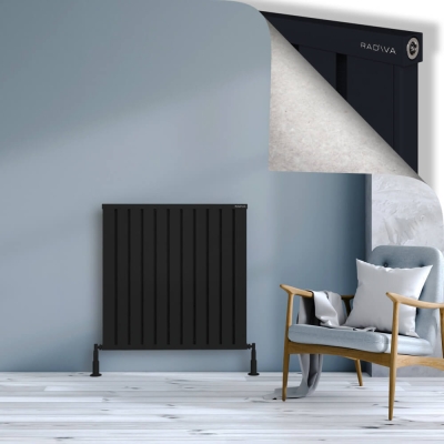 Radiva - OBI Dekoratif Alüminyum Radyatör 900x884 Siyah (1)