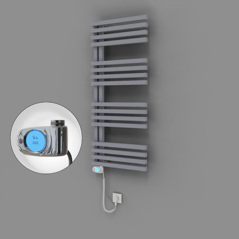 Oka Dekoratif Elektrikli Havlupan 500x1200 Gri (Musa Termostat) 600W - 1OKA05001200B4TE3060