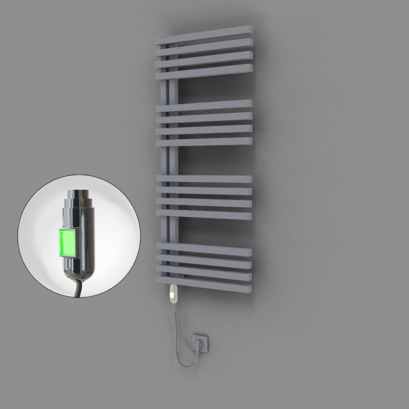 Oka Dekoratif Elektrikli Havlupan 500x1200 Gri (On/Off Düğmeli) 600W - 1OKA05001200B4TE1060