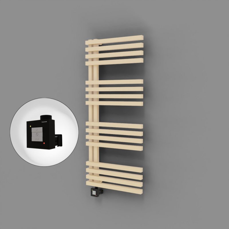 Oka Dekoratif Elektrikli Havlupan 500x1200 Kapuçino (KTX1 Termostat) 600W - 1OKA05001200BKTEB060