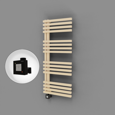 Radiva - Oka Dekoratif Elektrikli Havlupan 500x1200 Kapuçino (KTX1 Termostat) 600W