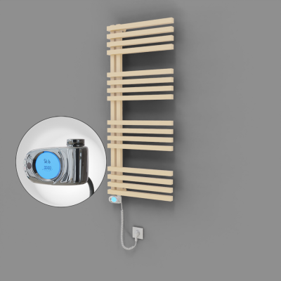 Radiva - Oka Dekoratif Elektrikli Havlupan 500x1200 Kapuçino (Musa Termostat) 600W