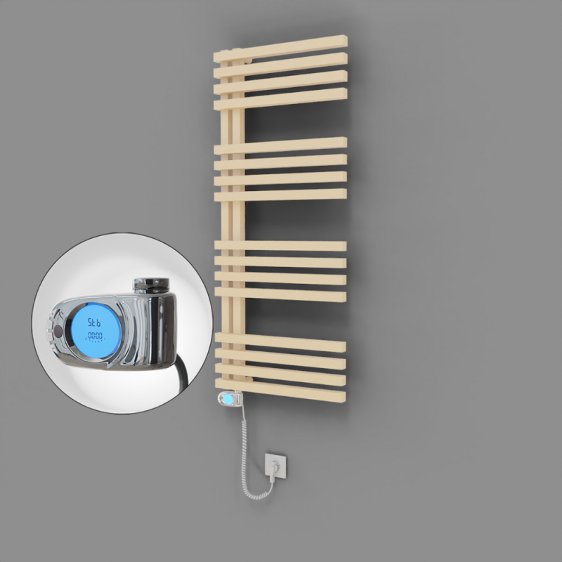 Oka Dekoratif Elektrikli Havlupan 500x1200 Kapuçino (Musa Termostat) 600W - 1OKA05001200BKTE3060