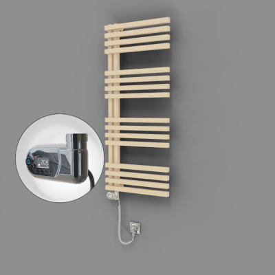 Radiva - Oka Dekoratif Elektrikli Havlupan 500x1200 Kapuçino (Thesis Termostat) 600W