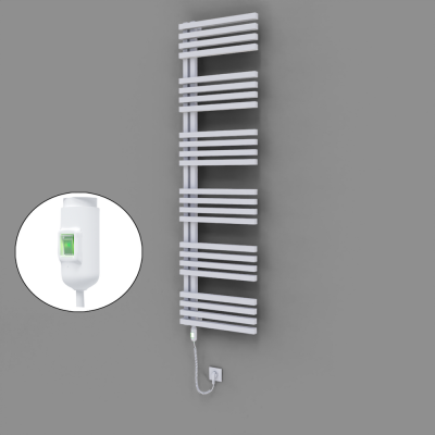 Radiva - Oka Dekoratif Elektrikli Havlupan 500x1800 Beyaz (On/Off Düğmeli) 900W