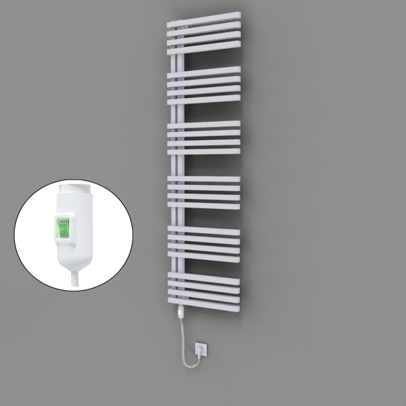 Oka Dekoratif Elektrikli Havlupan 500x1800 Beyaz (On/Off Düğmeli) 900W - 1OKA05001800B1TE1090