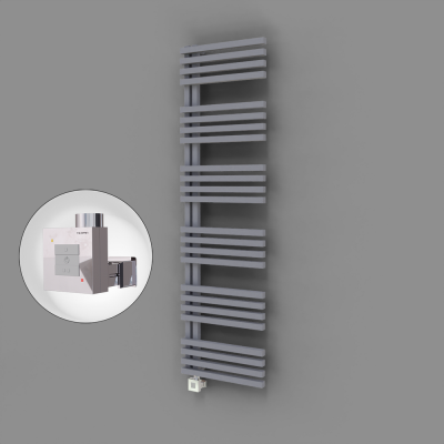Radiva - Oka Dekoratif Elektrikli Havlupan 500x1800 Gri (KTX1 Termostat) 1000W (1)