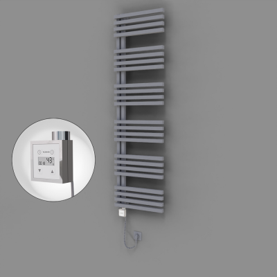 Radiva - Oka Dekoratif Elektrikli Havlupan 500x1800 Gri (KTX3 Termostat) 1000W Spiral Kablolu (1)