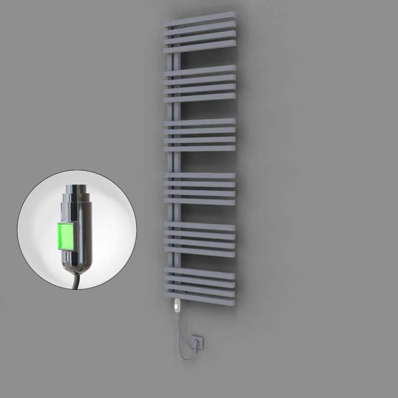 Oka Dekoratif Elektrikli Havlupan 500x1800 Gri (On/Off Düğmeli) 900W - 1OKA05001800B4TE1090