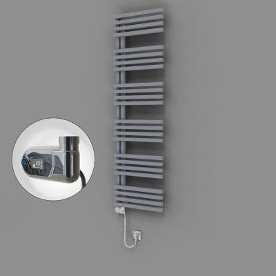 Radiva - Oka Dekoratif Elektrikli Havlupan 500x1800 Gri (Thesis Termostat) 900W (1)