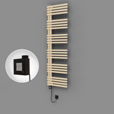 Radiva - Oka Dekoratif Elektrikli Havlupan 500x1800 Kapuçino (KTX1 Termostat) 1000W Spiral Kablolu (1)