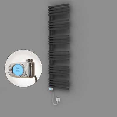 Radiva - Oka Dekoratif Elektrikli Havlupan 500x1800 Koyu Antrasit (Musa Termostat) 900W (1)