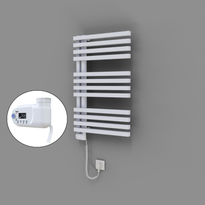 Radiva - Oka Dekoratif Elektrikli Havlupan 500x800 Beyaz (Thesis Termostat) 300W