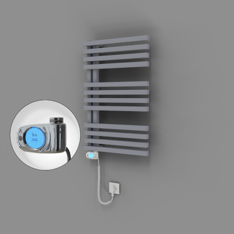 Oka Dekoratif Elektrikli Havlupan 500x800 Gri (Musa Termostat) 300W - 1OKA05000800B4TE3030