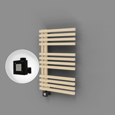 Radiva - Oka Dekoratif Elektrikli Havlupan 500x800 Kapuçino (KTX1 Termostat) 300W