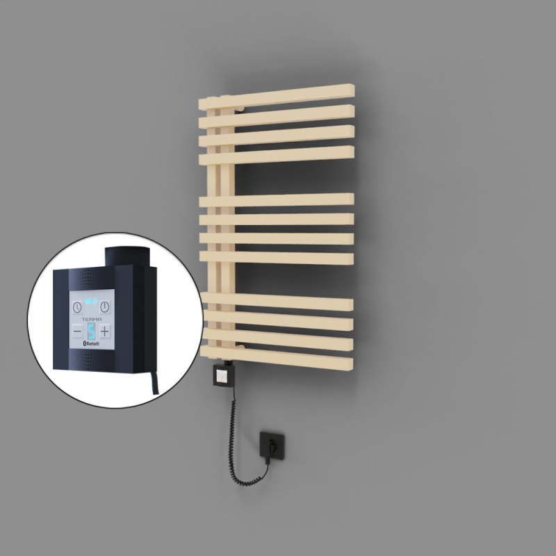 Oka Dekoratif Elektrikli Havlupan 500x800 Kapuçino (KTX4 Termostat) 300W Spiral Kablolu - 1OKA05000800BKTEC030-K