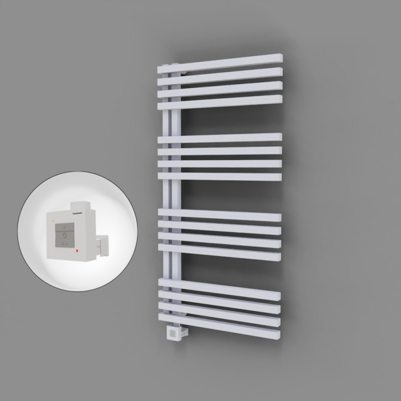 Oka Dekoratif Elektrikli Havlupan 600x1200 Beyaz (KTX1 Termostat) 600W - 1OKA06001200B1TEB060